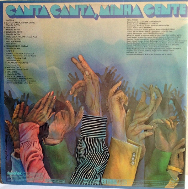 Martinho Da Vila : Canta Canta, Minha Gente (LP, Album, Gat)