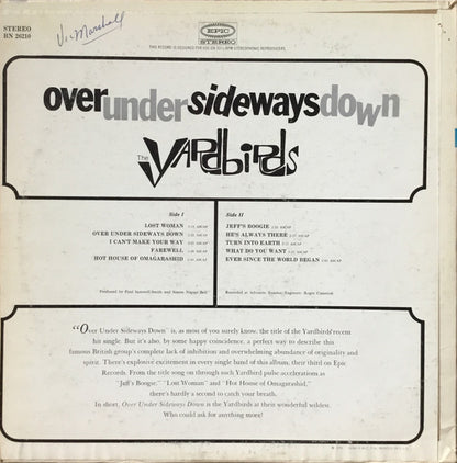 The Yardbirds : Over Under Sideways Down (LP, Album, Bri)