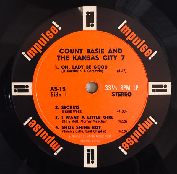 Count Basie And The Kansas City 7* : Count Basie And The Kansas City 7 (LP, Album, Gat)