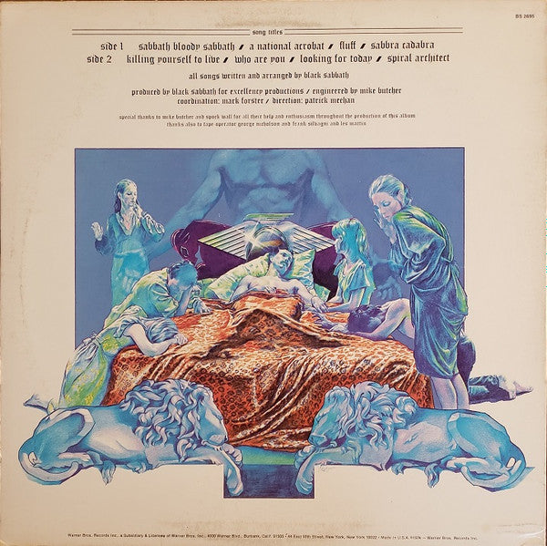 Black Sabbath : Sabbath Bloody Sabbath (LP, Album, RE, Win)