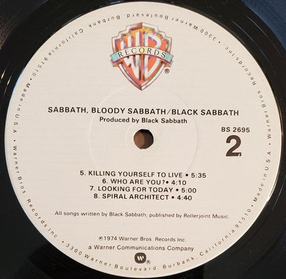 Black Sabbath : Sabbath Bloody Sabbath (LP, Album, RE, Win)