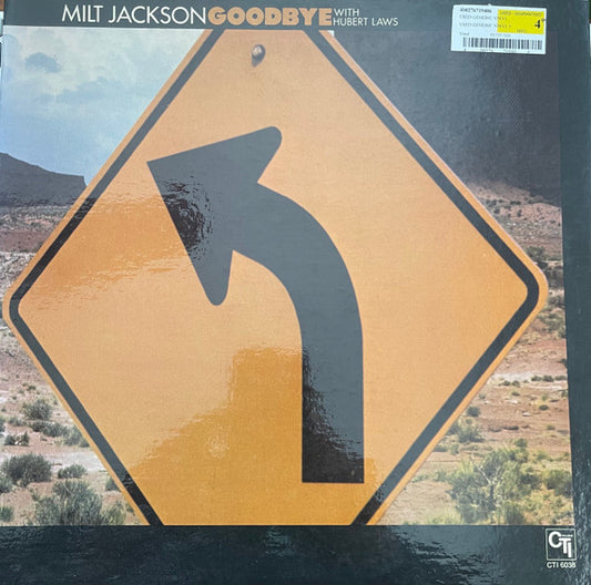 Milt Jackson With Hubert Laws : Goodbye (LP, Album, Gat)