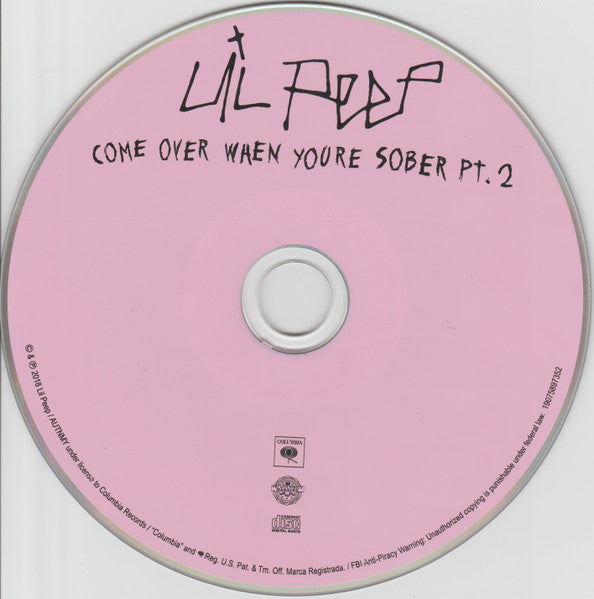 Lil Peep : Come Over When You're Sober, Pt. 2 (CD, Album)