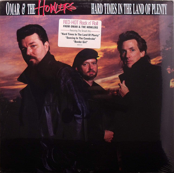 Omar & The Howlers* : Hard Times In The Land Of Plenty (LP, Album, Car)