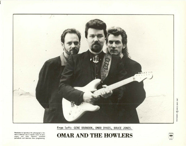 Omar & The Howlers* : Hard Times In The Land Of Plenty (LP, Album, Car)