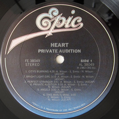 Heart : Private Audition (LP, Album, Car)