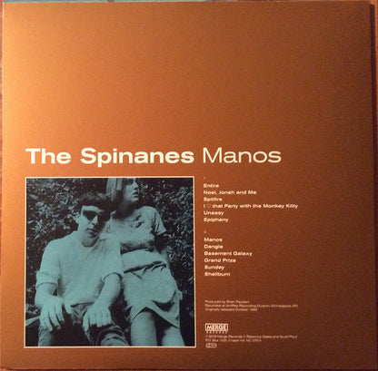 The Spinanes : Manos (LP, Album, Ltd, RE, Yel)