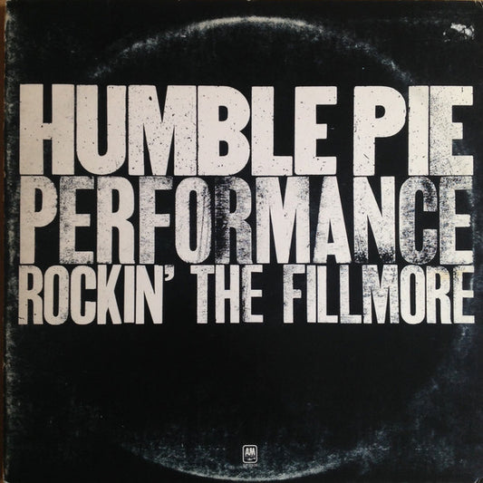 Humble Pie : Performance Rockin' The Fillmore (2xLP, Album, San)