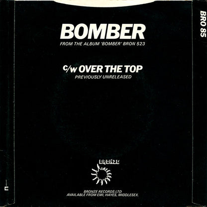 Motörhead : Bomber (7", Single, Ltd, Blu)