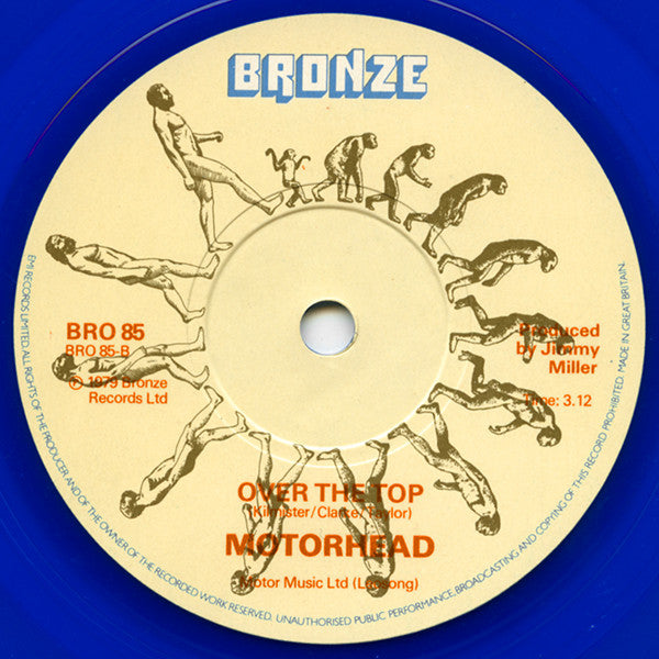 Motörhead : Bomber (7", Single, Ltd, Blu)