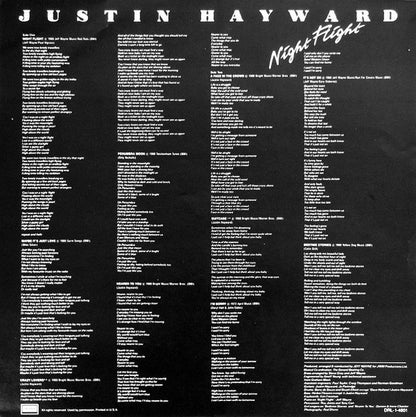 Justin Hayward : Night Flight (LP, Album)