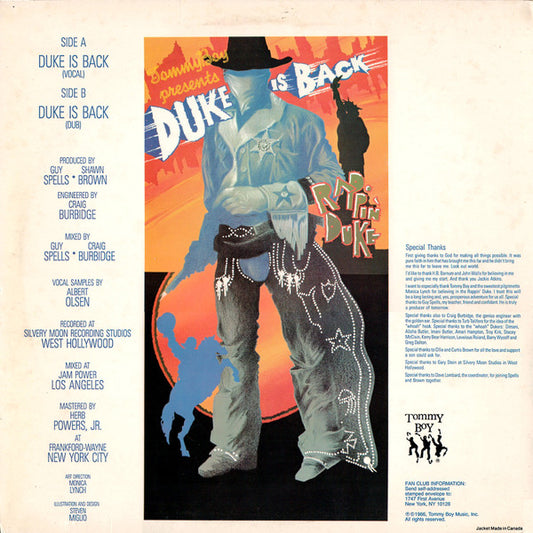 Rappin' Duke : Duke Is Back (12")