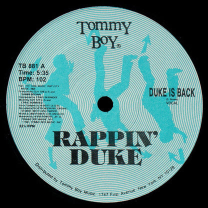 Rappin' Duke : Duke Is Back (12")