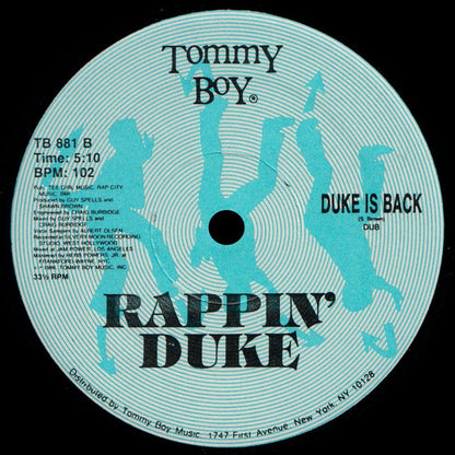 Rappin' Duke : Duke Is Back (12")