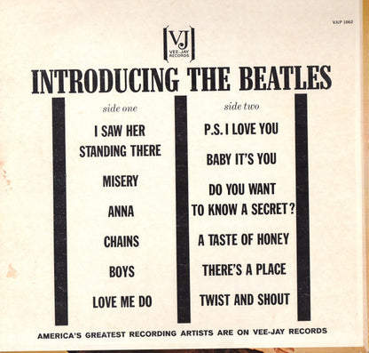 The Beatles : Introducing... The Beatles (Englands No.1 Vocal Group) (LP, Album, Unofficial)