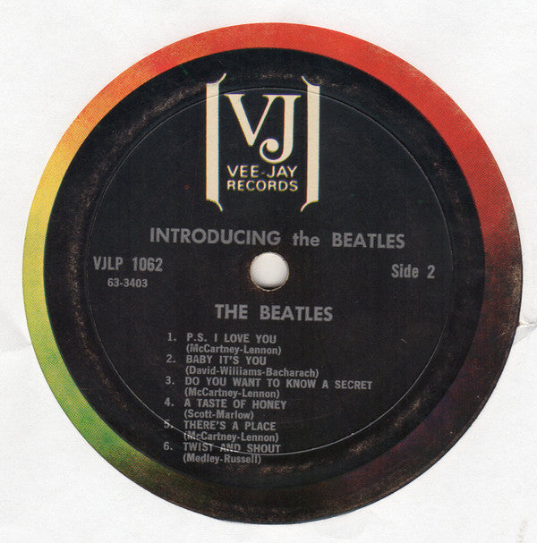 The Beatles : Introducing... The Beatles (Englands No.1 Vocal Group) (LP, Album, Unofficial)