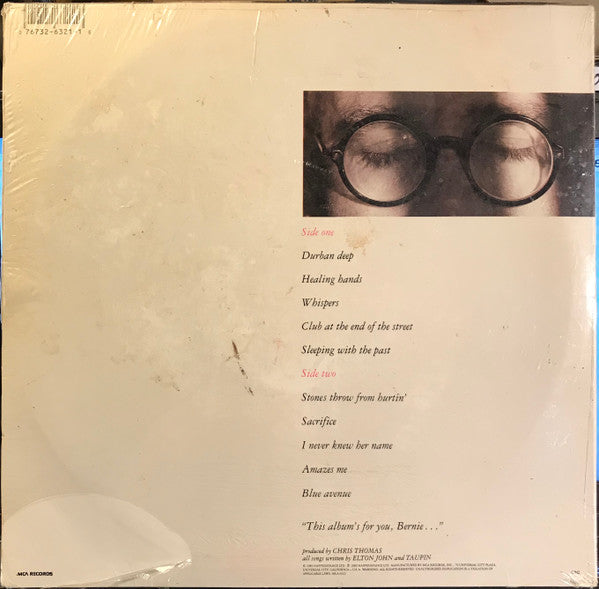 Elton John : Sleeping With The Past (LP, Album, Club, CRC)
