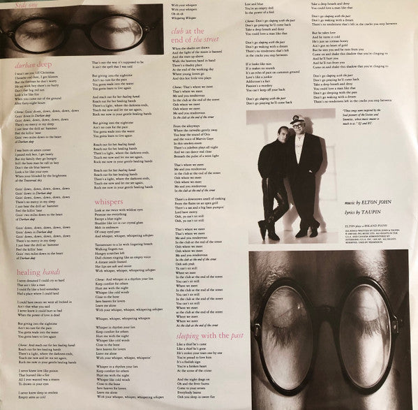Elton John : Sleeping With The Past (LP, Album, Club, CRC)