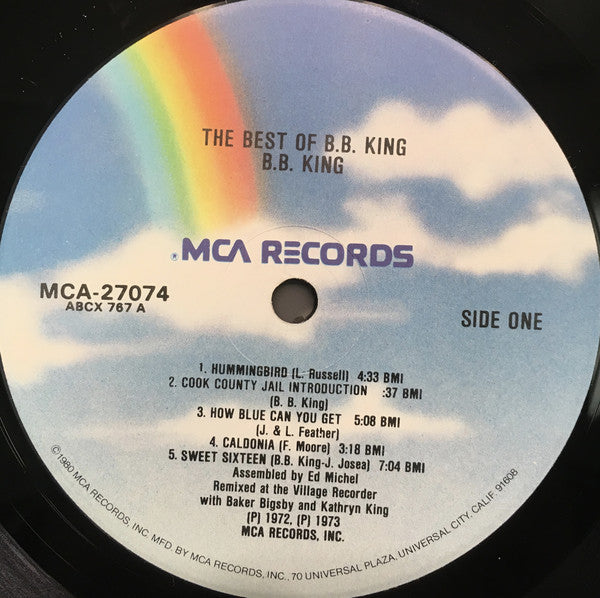 B.B. King : The Best Of B.B. King (LP, Comp, Mono, RE, Glo)