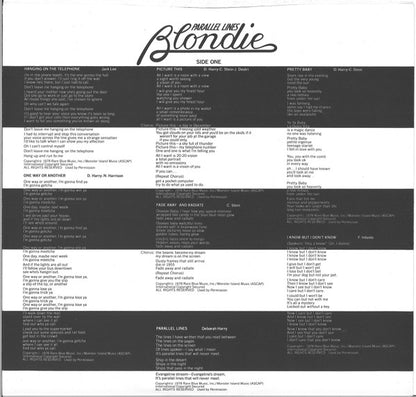 Blondie : Parallel Lines (LP, Album, Pit)