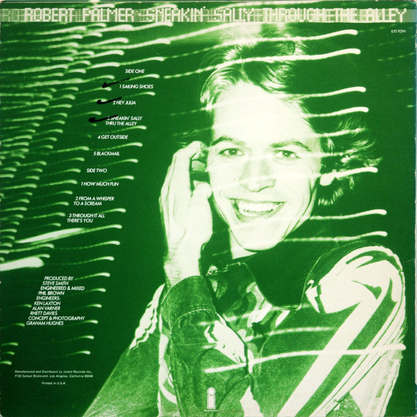 Robert Palmer : Sneakin' Sally Through The Alley (LP, Album, San)