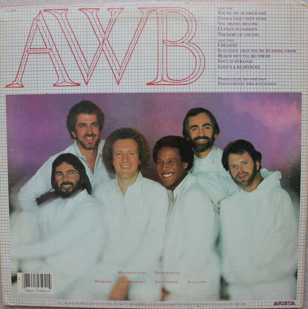 Average White Band : Cupid's In Fashion (LP, Album, Ter)