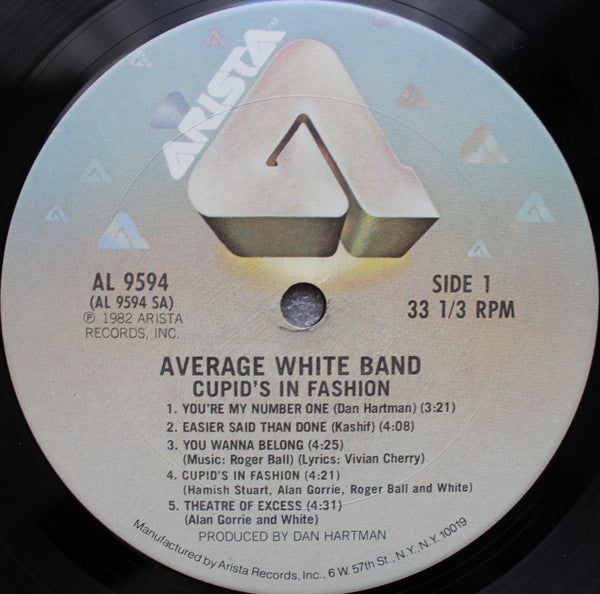 Average White Band : Cupid's In Fashion (LP, Album, Ter)