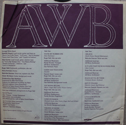 Average White Band : Cupid's In Fashion (LP, Album, Ter)