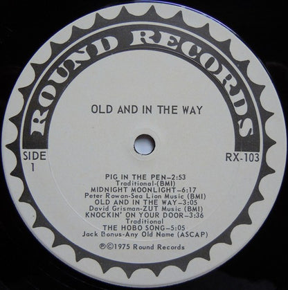 Old & In The Way : Old & In The Way (LP, Album, San)