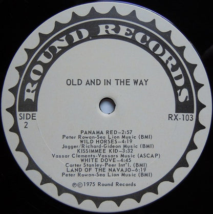 Old & In The Way : Old & In The Way (LP, Album, San)
