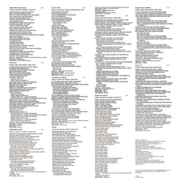 Men At Work : Two Hearts (LP, Album, Gat)