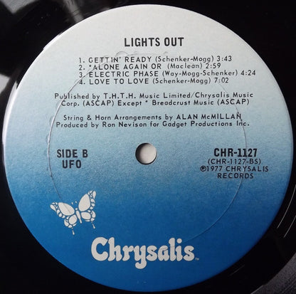 UFO (5) : Lights Out (LP, Album, Club)