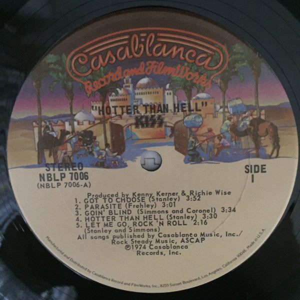 Kiss : Hotter Than Hell (LP, Album)