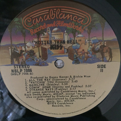 Kiss : Hotter Than Hell (LP, Album)