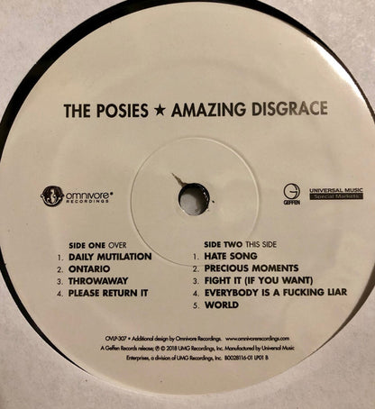 The Posies : Amazing Disgrace (2xLP, Album, RE, RM)