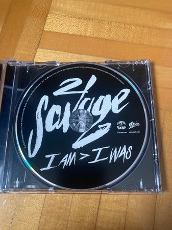 21 Savage : I Am > I Was (CD, Album)