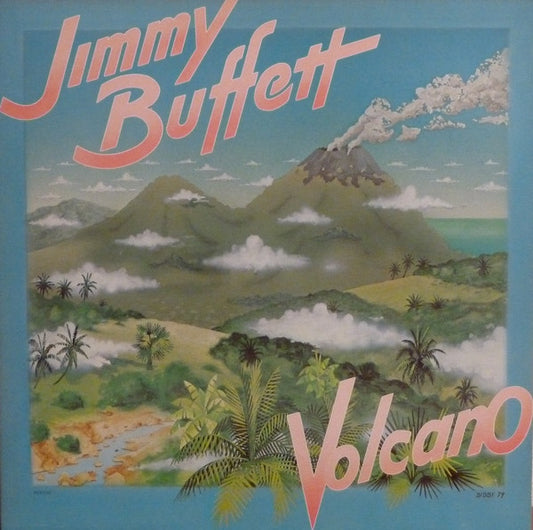 Jimmy Buffett : Volcano (LP, Album, Pin)