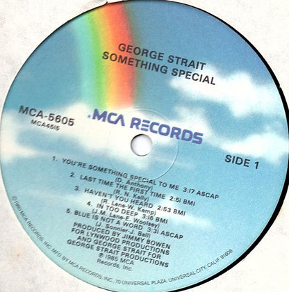George Strait : Something Special (LP, Album, Glo)