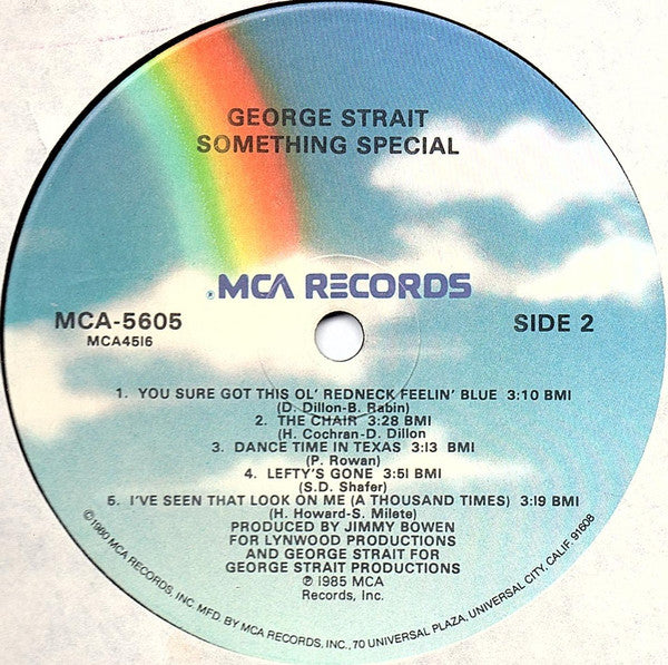 George Strait : Something Special (LP, Album, Glo)
