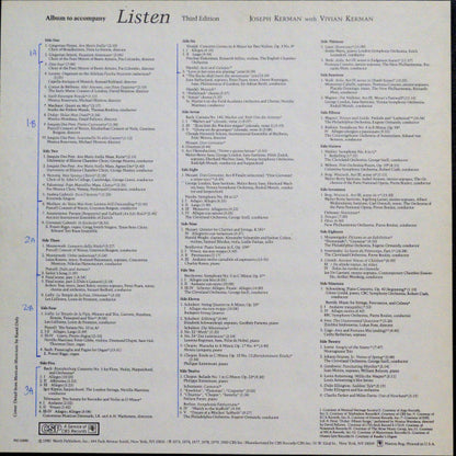 Joseph Kerman : Listen (Third Edition) (10xLP, Album + Box, Comp)