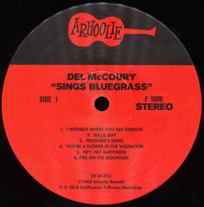 Del McCoury : Del McCoury Sings Bluegrass (LP, Album, RE, RM)