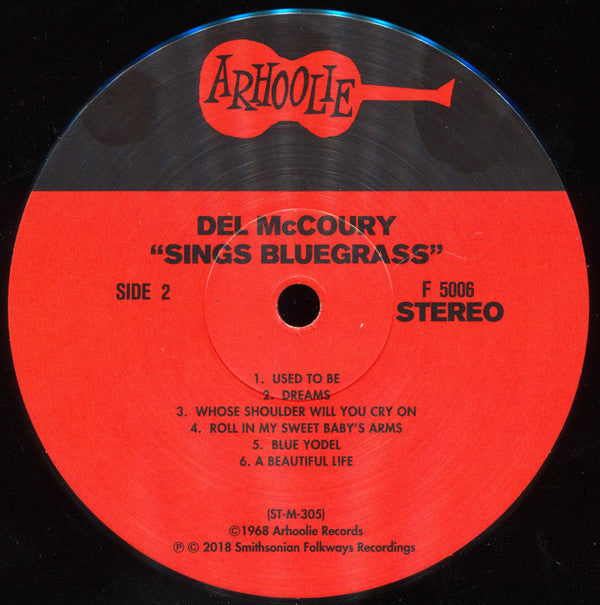 Del McCoury : Del McCoury Sings Bluegrass (LP, Album, RE, RM)