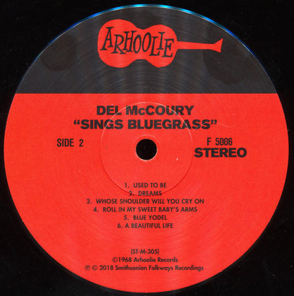 Del McCoury : Del McCoury Sings Bluegrass (LP, Album, RE, RM)