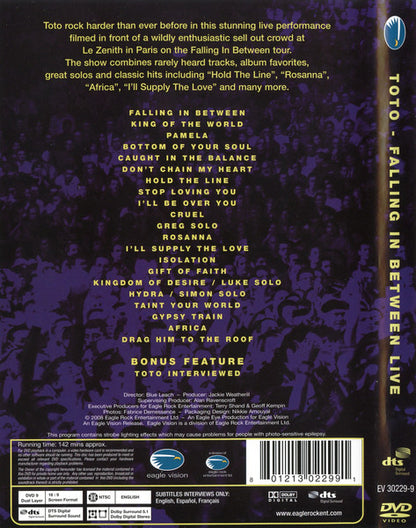 Toto : Falling In Between Live (DVD-V, Multichannel, NTSC)