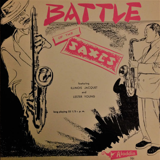 Illinois Jacquet / Lester Young : Battle Of The Saxes (10", Album, Mono)