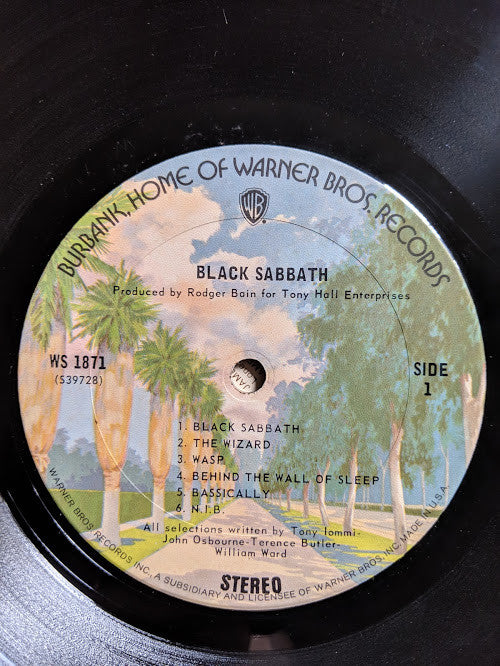 Black Sabbath : Black Sabbath (LP, Album, RE, RP)