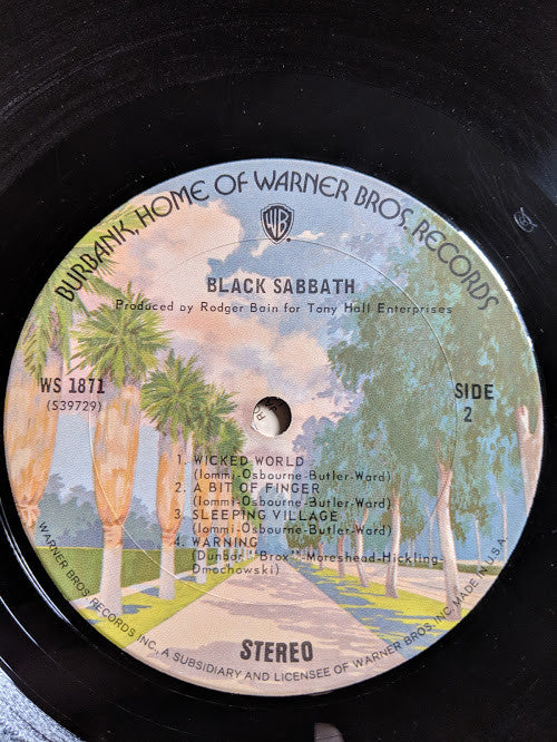 Black Sabbath : Black Sabbath (LP, Album, RE, RP)