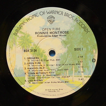 Ronnie Montrose : Open Fire (LP, Album, Win)