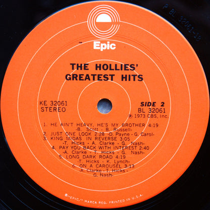The Hollies : The Hollies' Greatest Hits (LP, Comp, Pit)