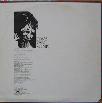 Dave Van Ronk : Van Ronk (LP, Album, Pit)